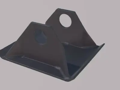 trailer footstep 3D model