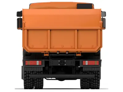 Kamaz 43255 dump truck 2019 3D model