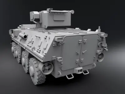 BTR 4e Scale model 3D print model