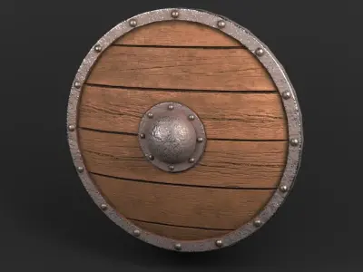 Shield pack  Low-poly 3D model