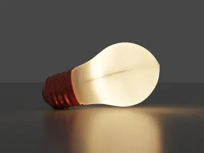 Light Bulb Free low-poly 3D model