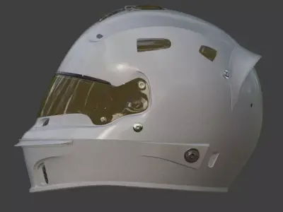Racing Helmet 3D Model 3D model purchase