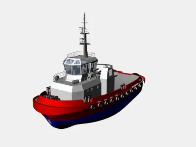 Agencies boat 3D model