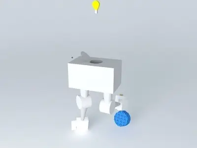 Robotic Scientist Free 3D model