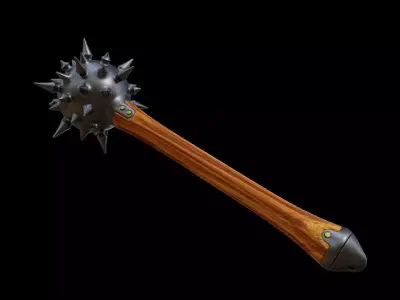 Battle mace 3D model