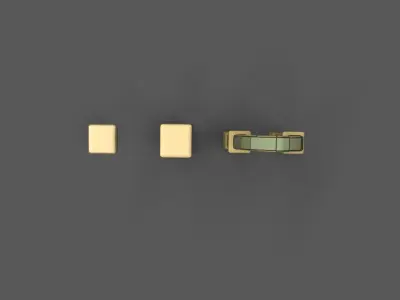 Low Poly Modular Medieval  Low-poly 3D model