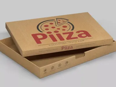 Industrial Cardboard Containers Low-poly 3D model