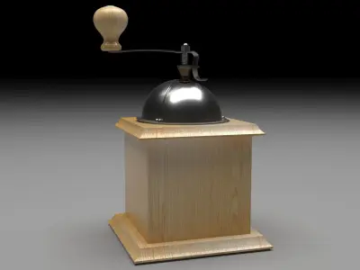 Vintage Coffee Grinder 3D model