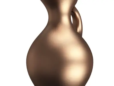 Antique Vase Low-poly 3D model