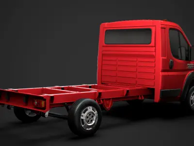 Ram Promaster Chassis Truck Single Cab 3450 WB 2020 3D model