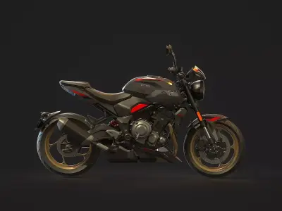 Base model Triumph Trident 800 2026 3D model