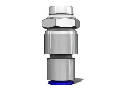 Conexao Rapida SMC KSH10 U03 Quick Connection 3D model