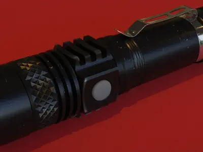 Flashlight 3D model get