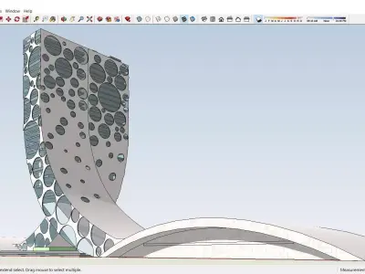 Sketchup Residential Complex 152 3D model