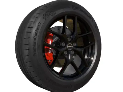 A3DPRO - Borbet Y 18 Continental PC7 3D model