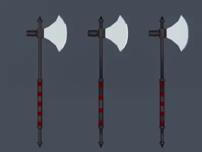 Game asset pack 1 Low-poly 3D model