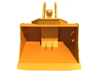 Excavator Bucket 3D model by 3D-Horse