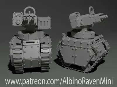 Gun bots 3D print model