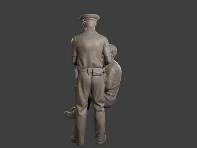 Male Slovac Traffic Police STP 004 3D print model