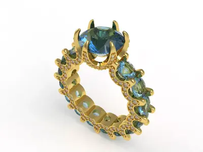 Engagement Ring 3D print model