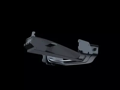 Spoiler tuning bodycar widebody  3D model