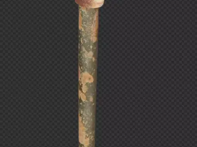 Rusty Pipe Free low-poly 3D model