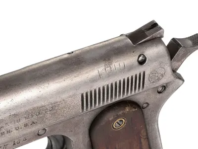 PBR Colt 1900 Pistol Low-poly 3D model