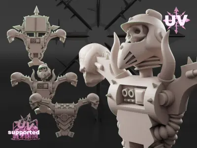 chaos renegade backpack 3D print model