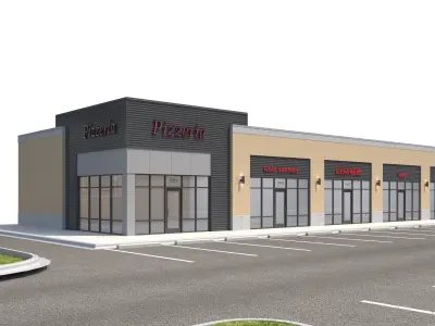 Retail-090 Retail Store 3D model