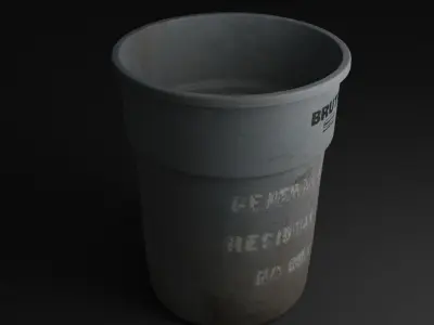 Trash Can 3D model buy