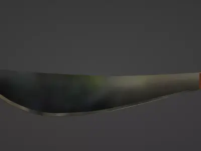 Machete 18 Inch Free low-poly 3D model