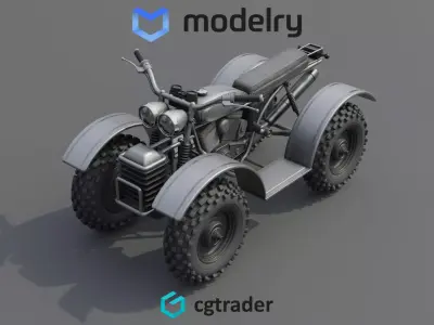 Quad bike 3D model get