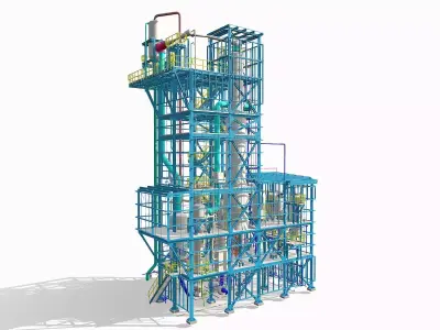 Process Plant OMN - Assembly 3D model