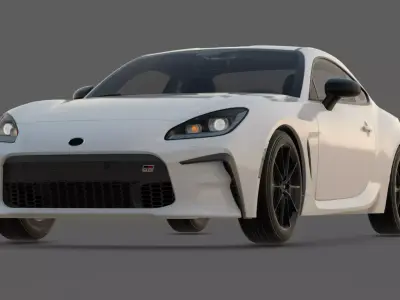 2022 Toyota GR86 3D Model  Lightweight Sports Coupe 3D model