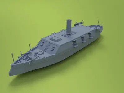 CSS Arkansas 3D print model