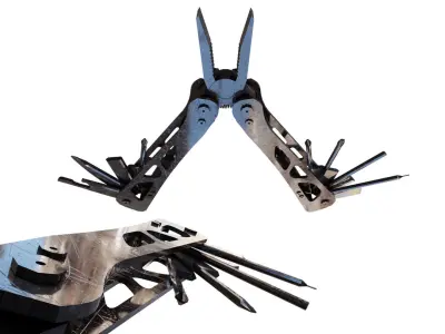 Multy Tool Low-poly 3D model