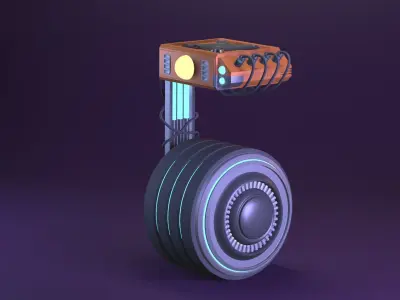 robot BB-009  3D model