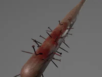 zombie bat Low-poly 3D model