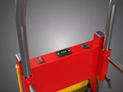 ELECTRIC POWER ASSISTED ENGINE HAND TRUCK STAIR CLIMBING CART 2 3D model
