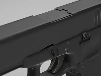 G17 Animated Low-poly 3D model