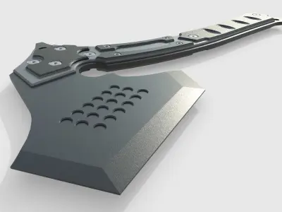 Tactical Axe - Paragon War Party Tactical Tomahawk Low-poly 3D model
