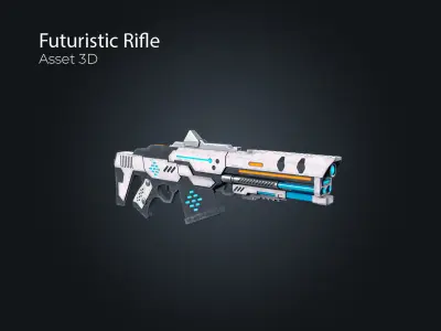 Futuristic Rifle V1 Low-poly 3D model