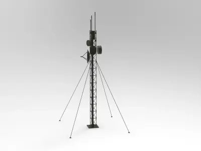 antenna 3D model 6