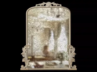 Kirklands Home Ornate Leaner mirror 3D model