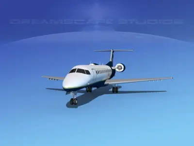 Embraer ERJ-135 Air Charter Intl 3D model