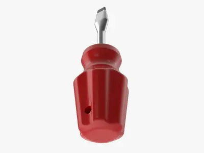 Screwdriver Low-poly 3D model 52