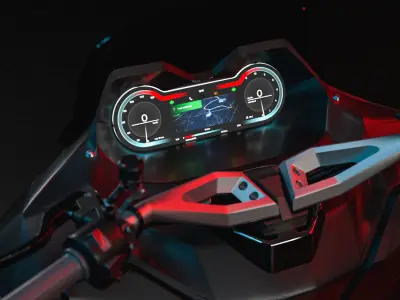 SRA 0-E zero emission Electric Vehicle 3D model