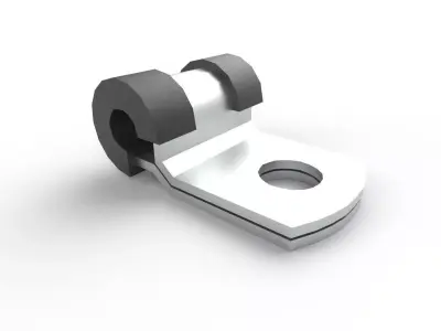 Cable Clamp M2 Low-poly 3D model