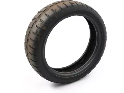 Dirty Motorcycle Tire Low-poly 3D model