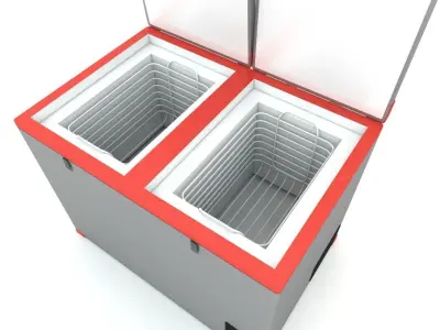 FRIDGE  FREEZER MOBILE Free low-poly 3D model
